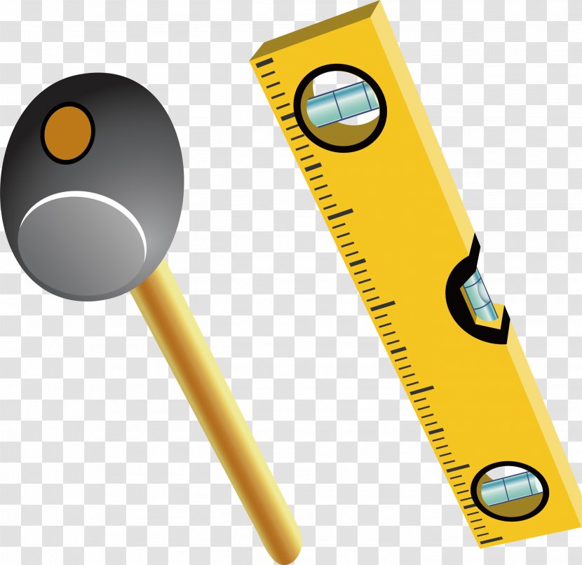 Euclidean Vector Clip Art - Measuring Instrument - Hammer Element Transparent PNG