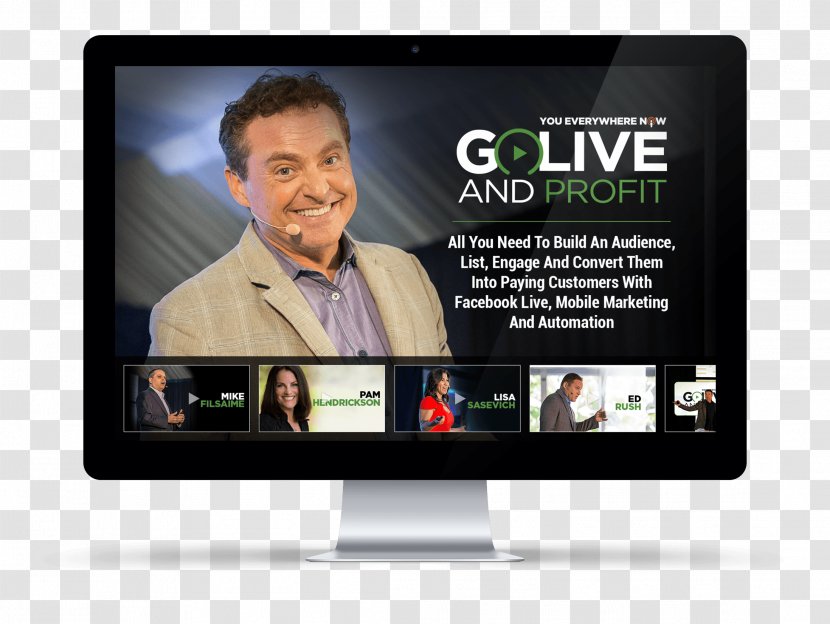 Mike Koenigs Marketing Display Advertising Television - Earn Money Online Transparent PNG