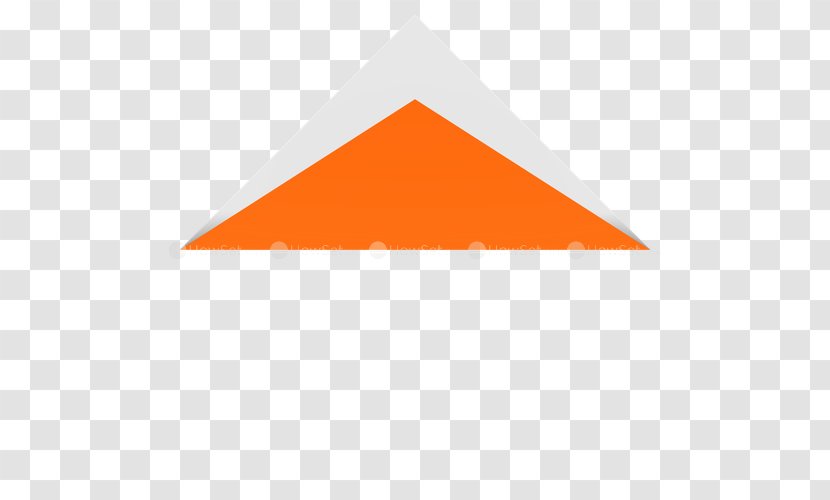Triangle Font - Orange Transparent PNG