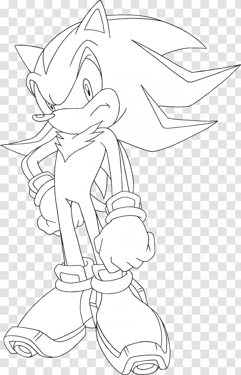 Shadow The Hedgehog Sonic & Sega All-Stars Racing Colors - Head - Michael Jackson Drawing Transparent PNG
