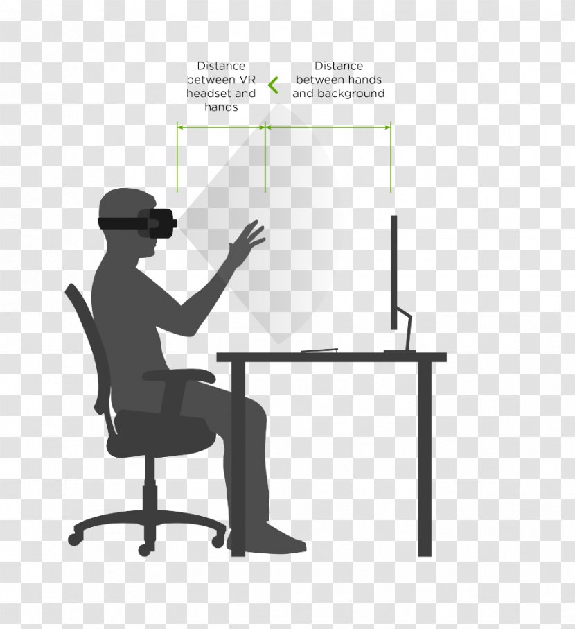 Leap Motion Oculus Rift Virtual Reality Headset Augmented Computer Software - Field Of View - Exam Transparent PNG