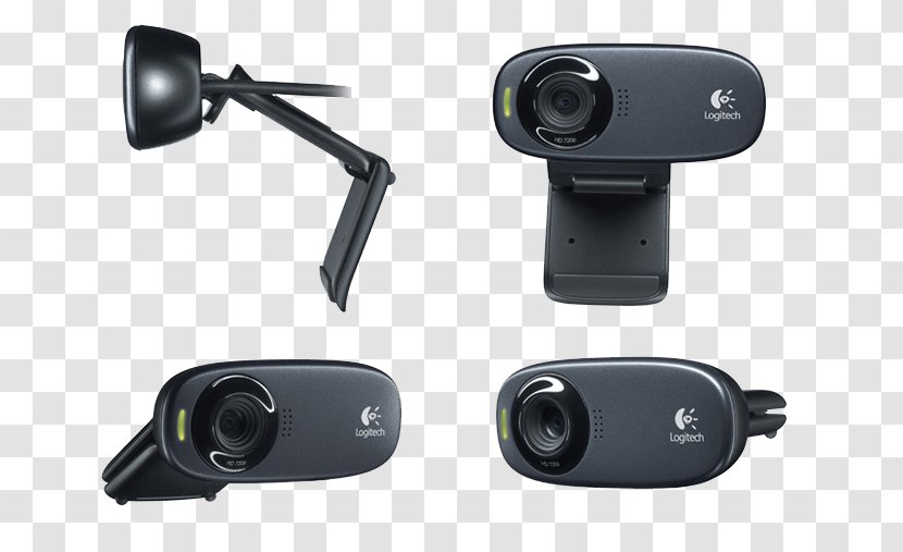 Microphone Webcam High-definition Video 720p USB - Camera - Black Transparent PNG