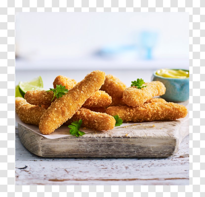 Chicken Nugget Fingers Kiev Fried - Fast Food Transparent PNG
