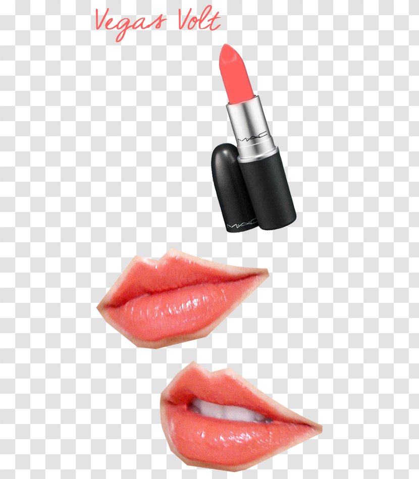 M.A.C Amplified Lipstick MAC Cosmetics Red - Orange - Mac Vegas Volt Transparent PNG