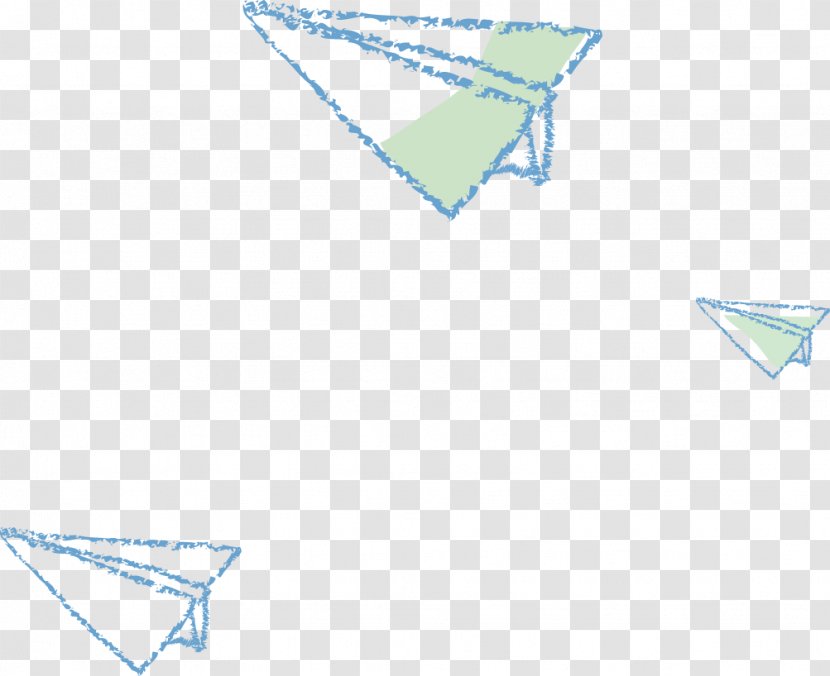 Airplane Paper Triangle - Symmetry - Aircraft Transparent PNG