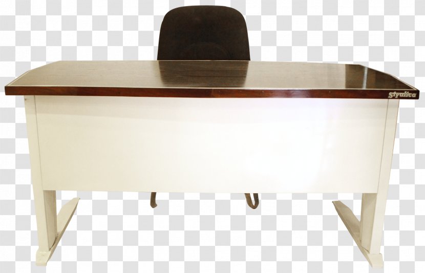Table Furniture Desk Office Chair - Front Transparent PNG