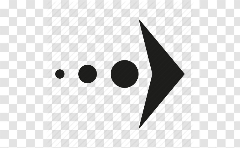 Arrow Desktop Wallpaper - Black And White - Ball, Right Icon Transparent PNG