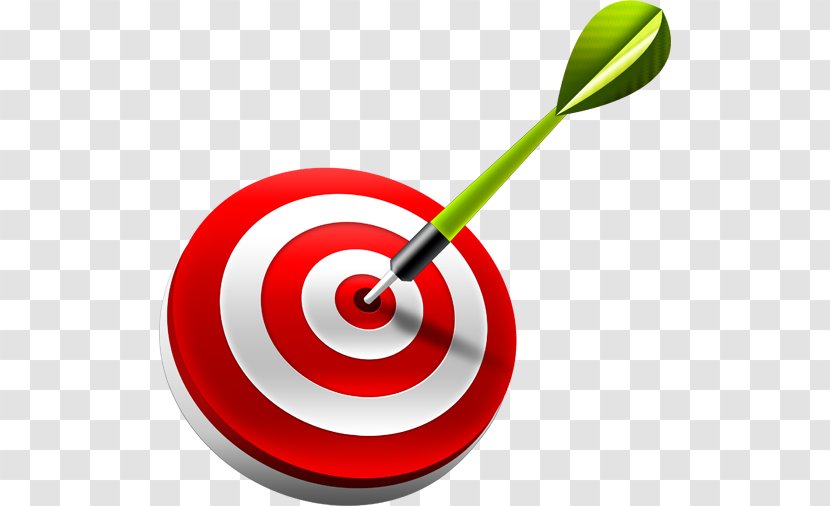 Darts Bullseye Icon - Shooting Target - Goals Cliparts Transparent PNG