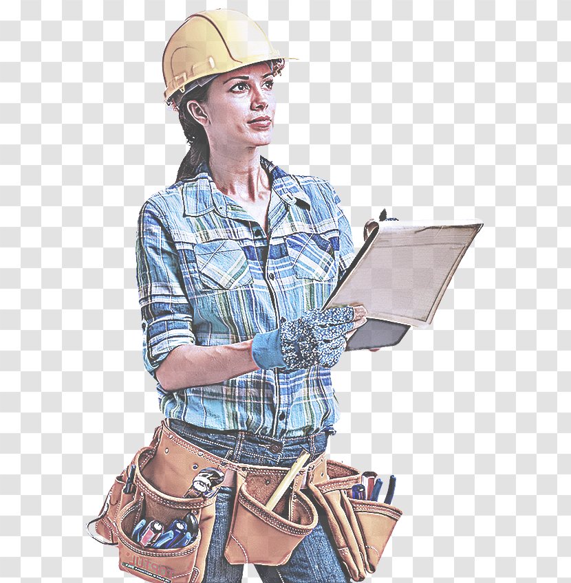 Construction Worker Hat Handyman Fashion Accessory Hard - Engineer Transparent PNG