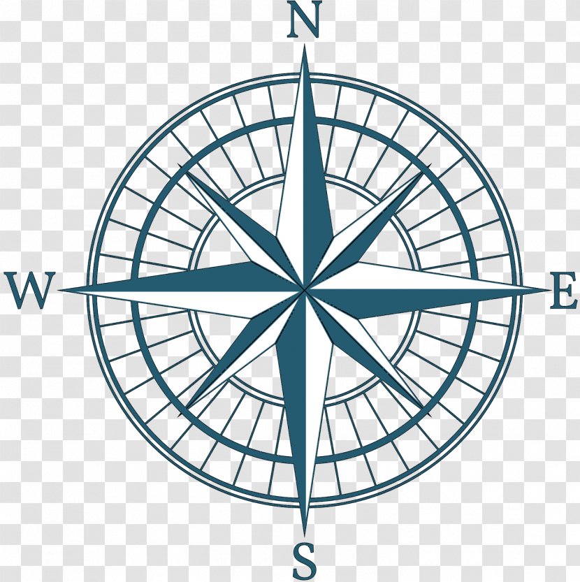 Vector Graphics Compass Rose Illustration - Drawing - Stock Photography Transparent PNG