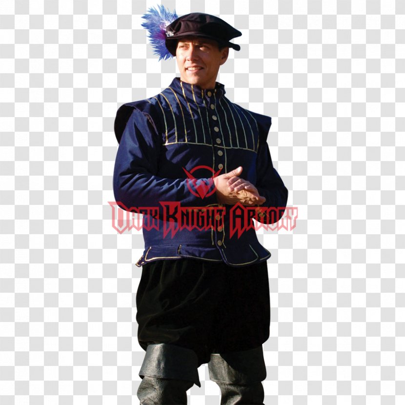 Doublet Kilt Beret Middle Ages Clothing - T Shirt - Hat Transparent PNG