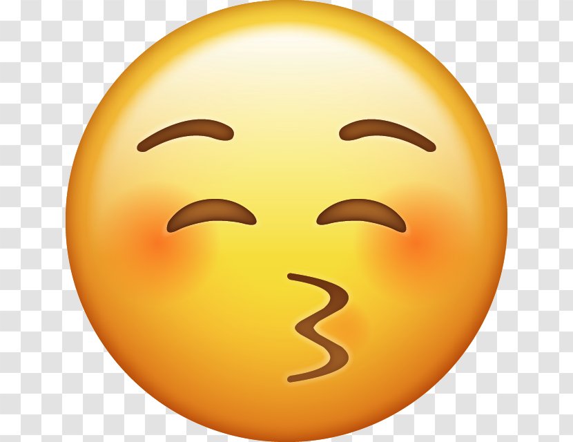 IPhone Emoji Emoticon Smiley - Face - Blushing Transparent PNG