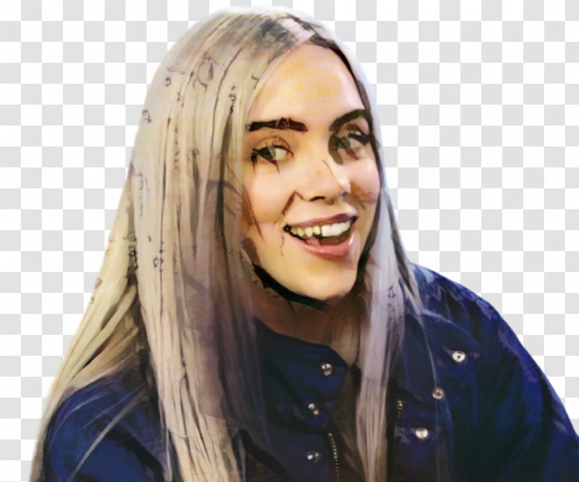 Billie Eilish Background - Brown - Lace Wig Tooth Transparent PNG