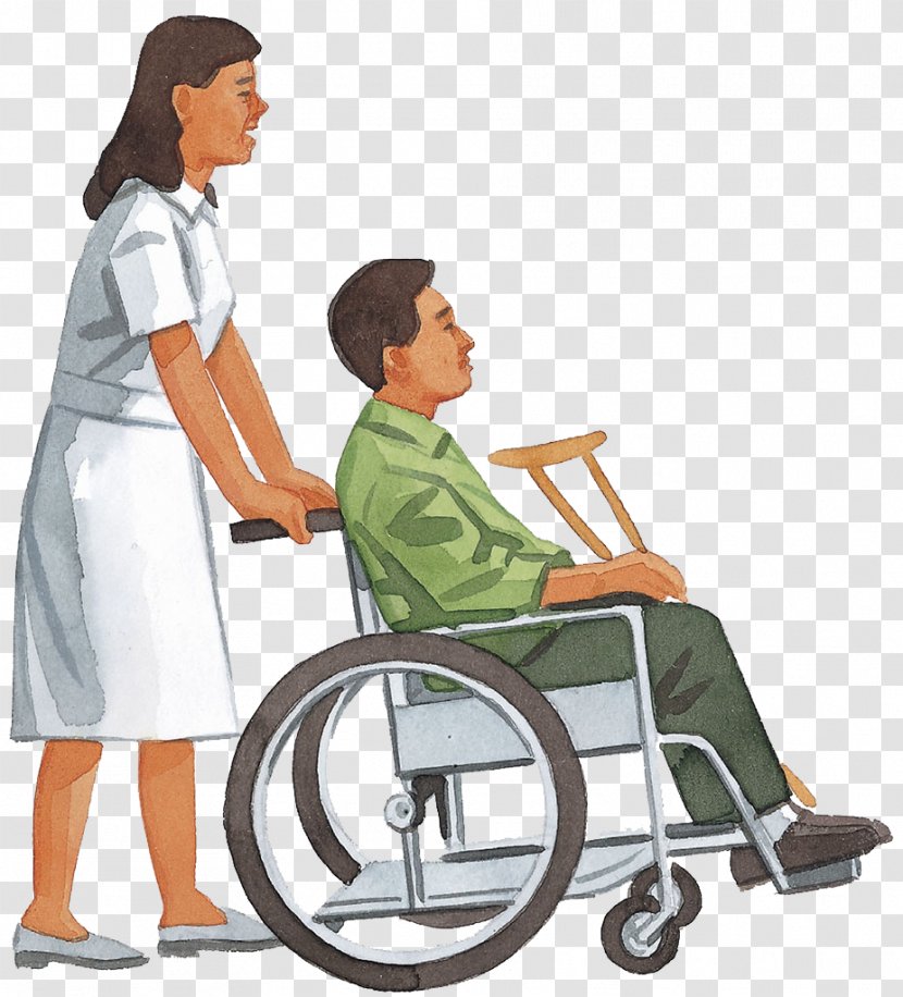 U4e2du9752u5728u7dda Wheelchair Child - Furniture - Wheeled The Man In Transparent PNG