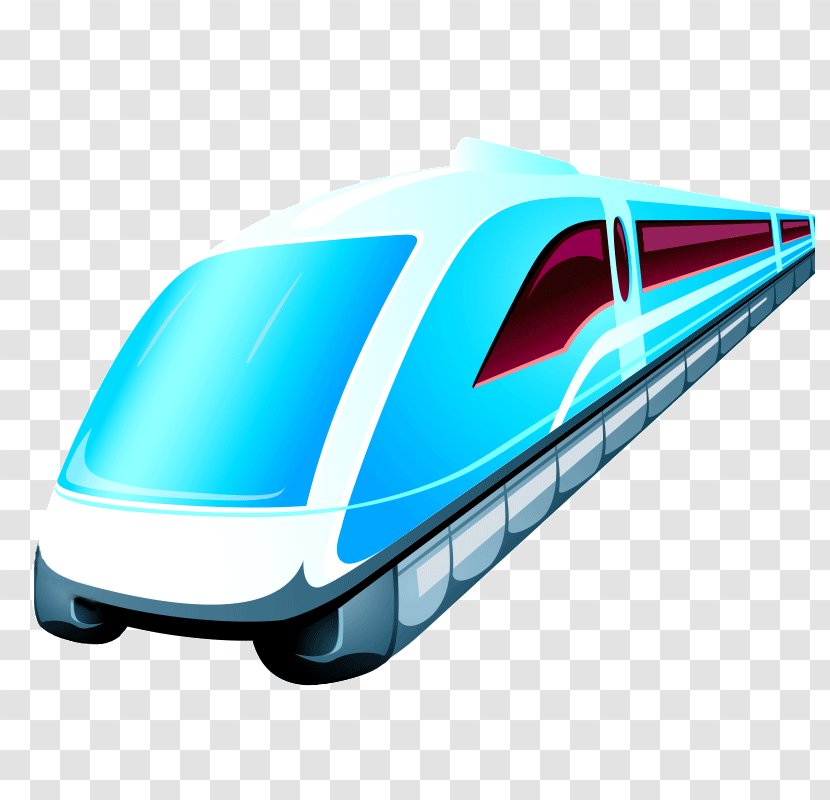 Train Rail Transport Maglev Railway - Sncf Transparent PNG