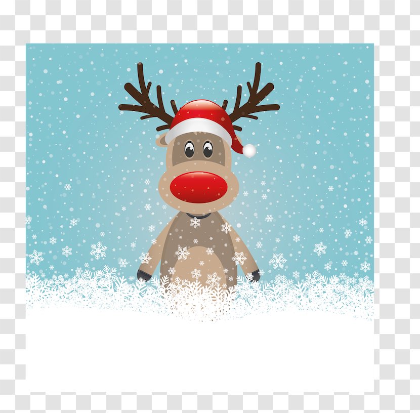 Santa Claus Rudolph Reindeer Stock Photography Christmas Day - Cartoon Transparent PNG