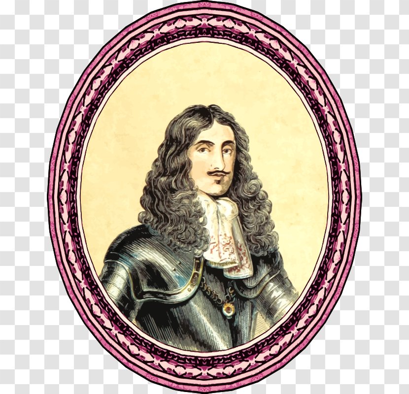 Charles II Of England Monarch Public Domain Clip Art - Oval - Crown Clipart Transparent PNG