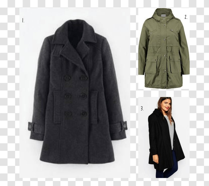 Overcoat Dress Jacket Fashion - Coat Transparent PNG