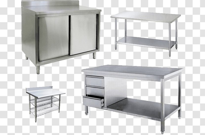 Table Kitchen Cabinet Workbench Drawer - Door Transparent PNG