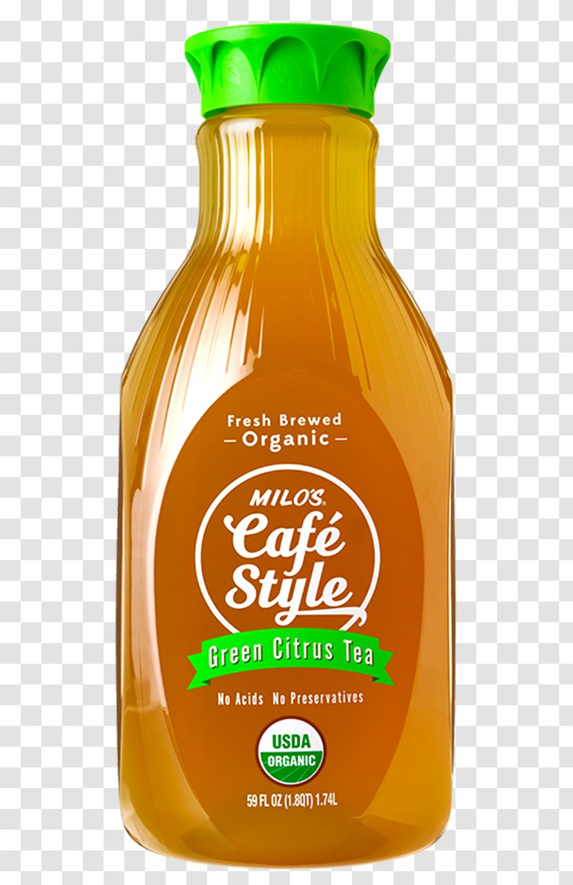 Sweet Tea Green Orange Juice Cafe Transparent PNG