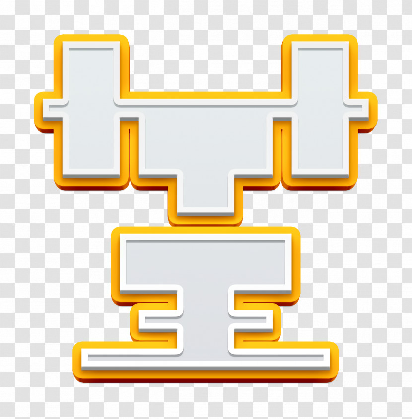 Gym Icon Strength Icon Sport Equipment Icon Transparent PNG