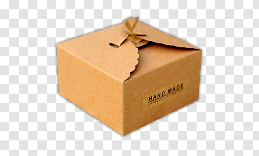Kraft Paper Box Cupcake - Package Delivery - Brown Card Transparent PNG
