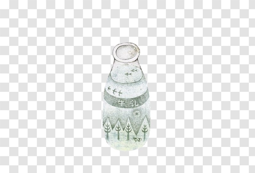 Milk Bottle - Drinkware Transparent PNG