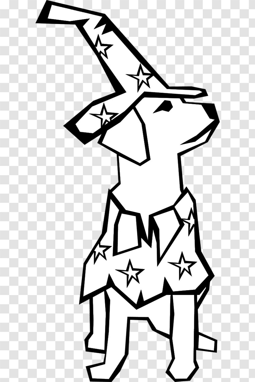 Boxer Drawing Clip Art - Black - A Dog With Hat Transparent PNG