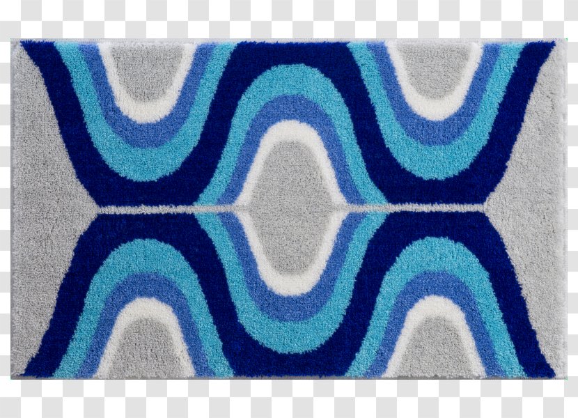 Blue Textile Grey Centimeter Carpet - Bath Mat Transparent PNG