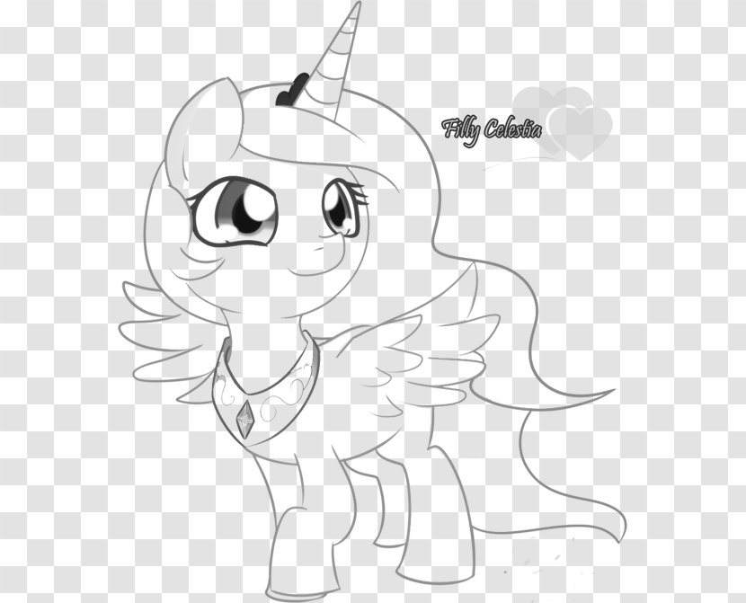 Princess Celestia Pony Rainbow Dash Luna Twilight Sparkle - Cartoon - My Little Transparent PNG
