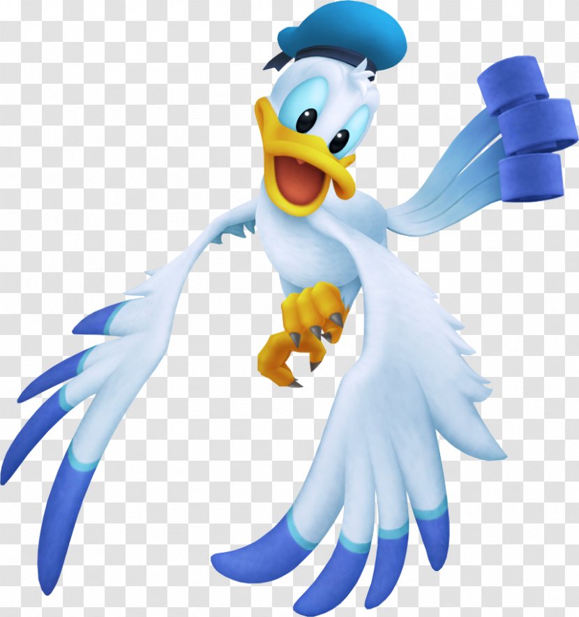 Kingdom Hearts III Donald Duck Goofy - Bird Transparent PNG