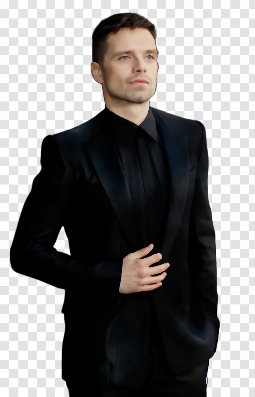 Suit Black Formal Wear Clothing Tuxedo - Wet Ink - Blazer Outerwear Transparent PNG
