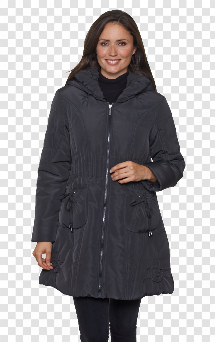 Overcoat Black M - Coat - Quilted Jacket With Hood Transparent PNG