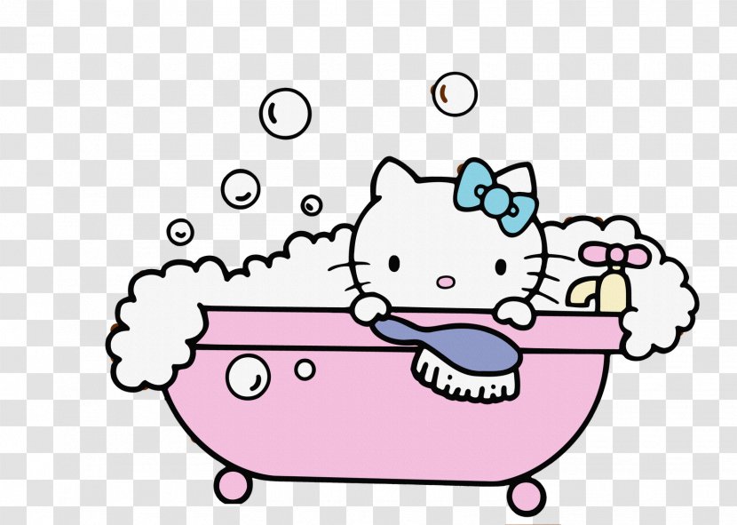 Hello Kitty Coloring Book Character Child Female - Watercolor Transparent PNG