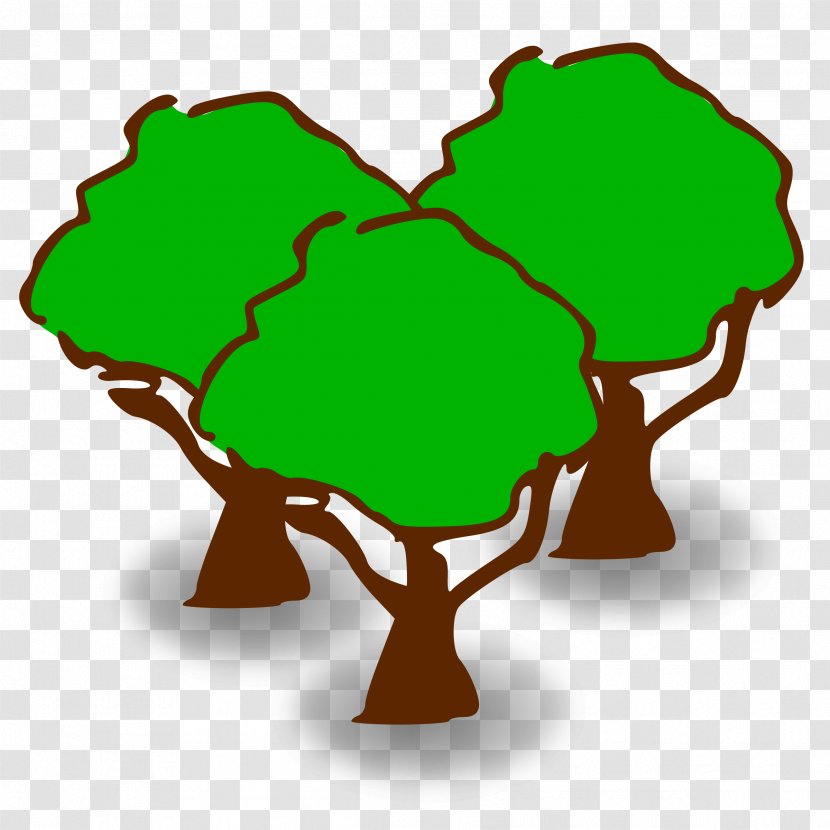 Tree Cartoon Clip Art - Drawing - Forestry Transparent PNG