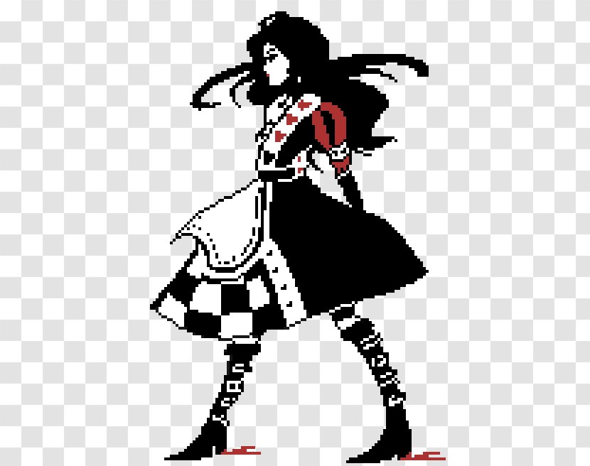 Alice: Madness Returns American McGee's Alice Alice's Adventures In Wonderland Drawing Game - Black And White - We Are All Mad Here Transparent PNG