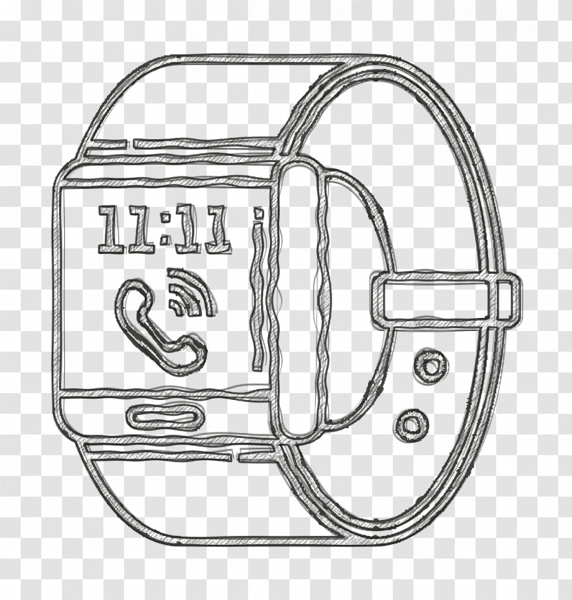 Clock Icon Smart Icon Technology Icon Transparent PNG