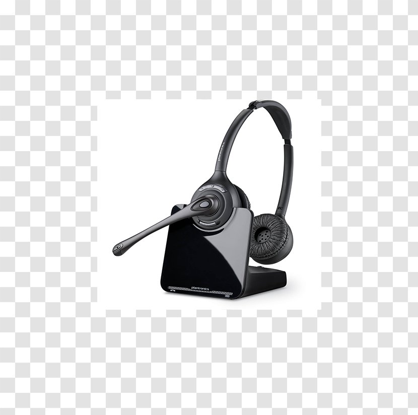Xbox 360 Wireless Headset Plantronics CS520 Digital Enhanced Cordless Telecommunications - Noisecanceling Microphone - Phone Transparent PNG