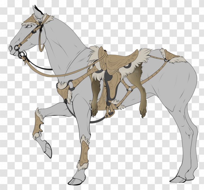 Tennessee Walking Horse American Quarter Stallion Tack Bridle - Neck - Pagani Transparent PNG