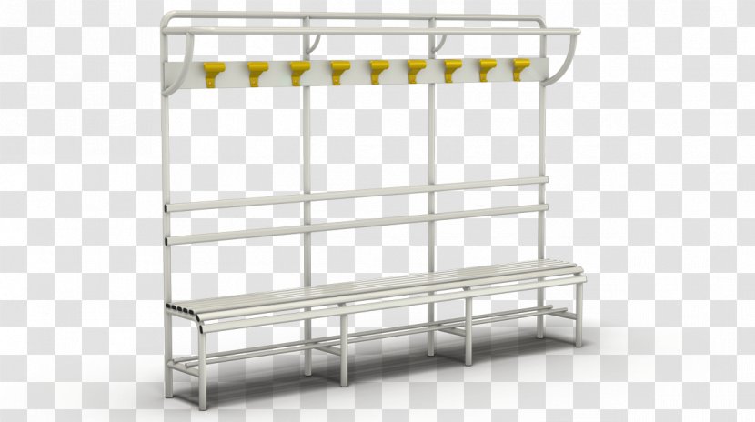 Changing Room Bench Street Furniture Clothing - Seat - Hanging Clothes Transparent PNG