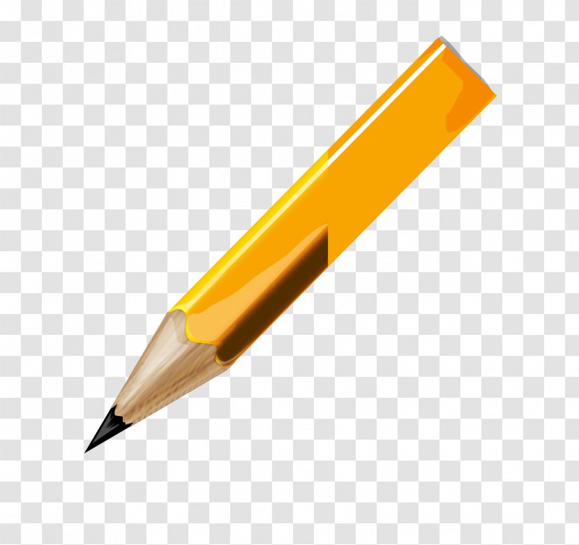 Pencil - Office Supplies - Short Transparent PNG