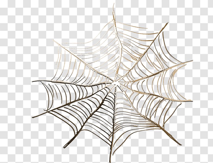 Spider Web Silk Paper Clip Art - Leaf Transparent PNG