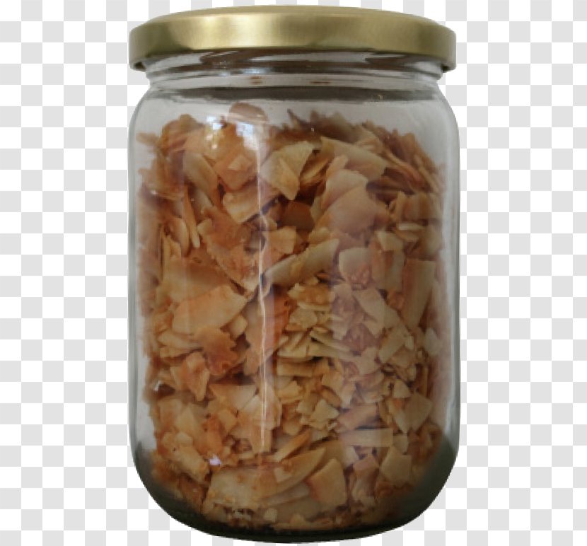 Glass Jar Food Packaging And Labeling Coconut - Chips Transparent PNG