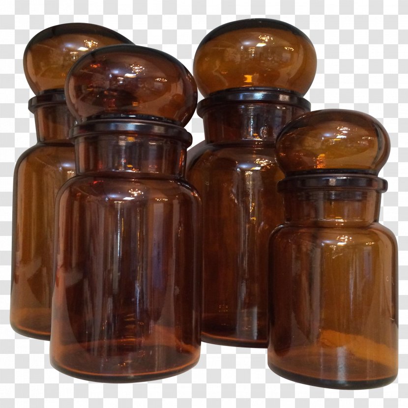 Glass Bottle Caramel Color Brown - Drinkware Transparent PNG