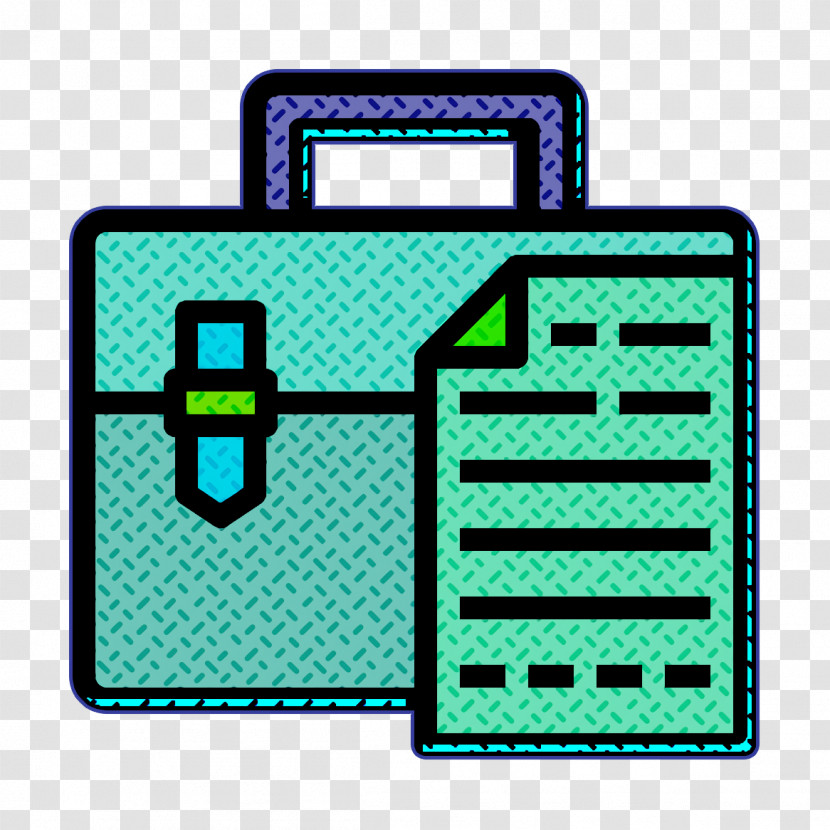Office Stationery Icon Briefcase Icon Work Icon Transparent PNG