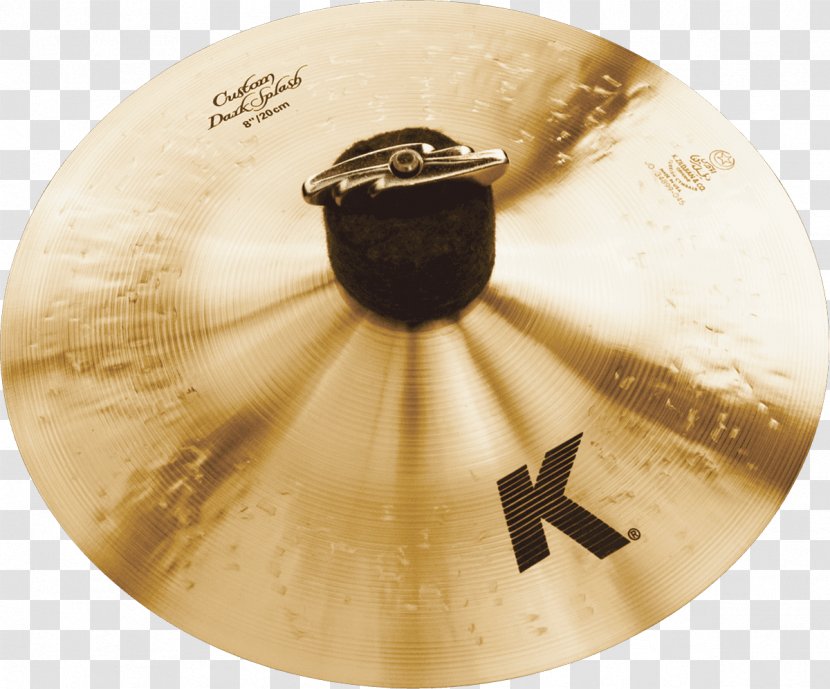 Avedis Zildjian Company Splash Cymbal Crash Drums - Silhouette Transparent PNG