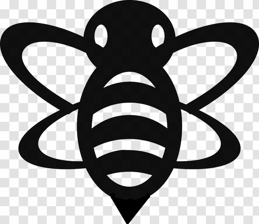 European Dark Bee Insect Honey Clip Art Transparent PNG