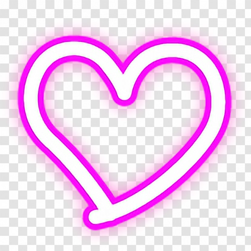 Text Sticker Violet Word Heart - Frame - Pink Transparent PNG