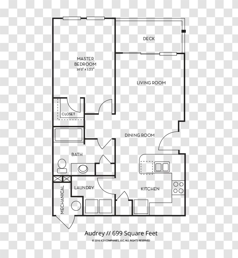 Floor Plan ICO District West Jordan Apartment - House Transparent PNG