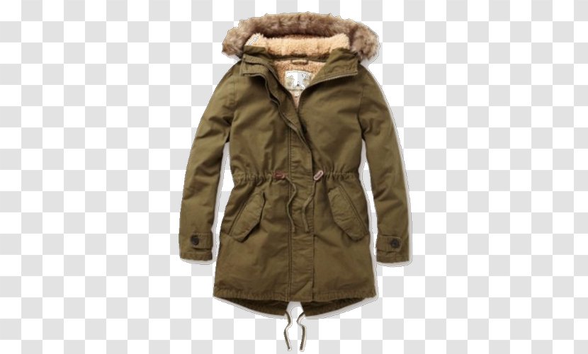 Parka Coat Jacket Winter Outerwear - Fur Clothing Transparent PNG